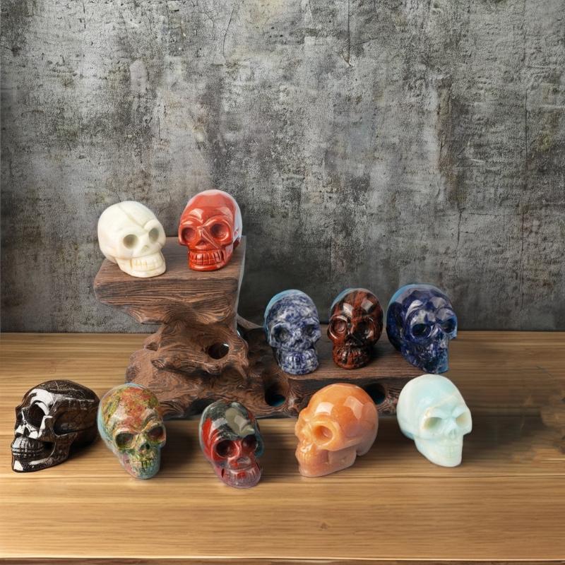 25mm Natural Crystal Skulls 