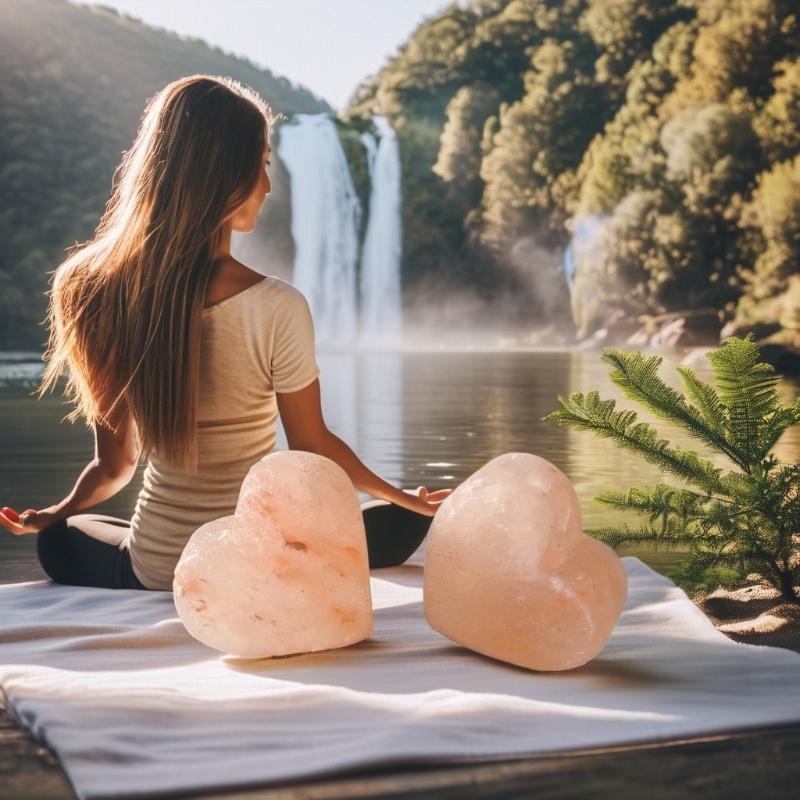 Carved Heart Himalayan Salt Stone Soap