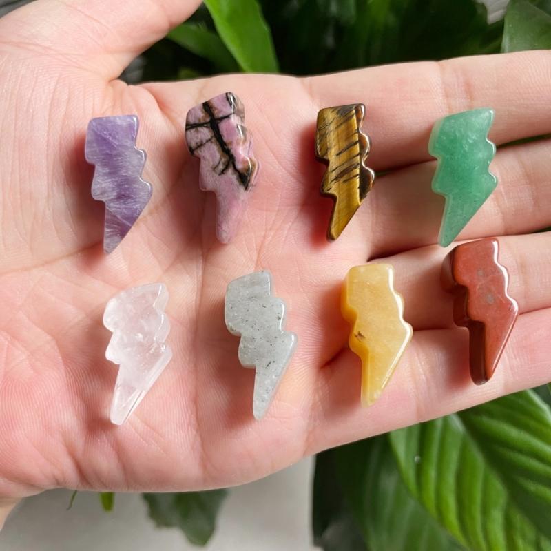  Carving Jade Lightning Bolt 