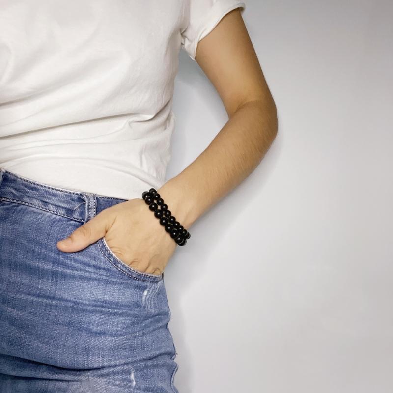 Natural Black Schungite Bracelets