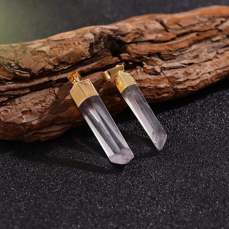 Natural Clear Quartz Point Pendant