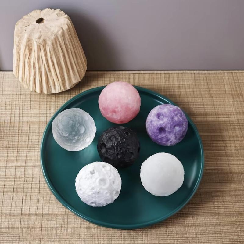 Natural Healing Quartz Crystal Moon Ball 