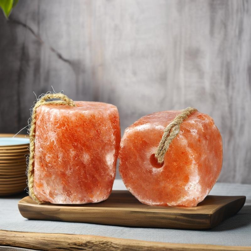 Natural Himalayan Animal Licking Salt With Rope