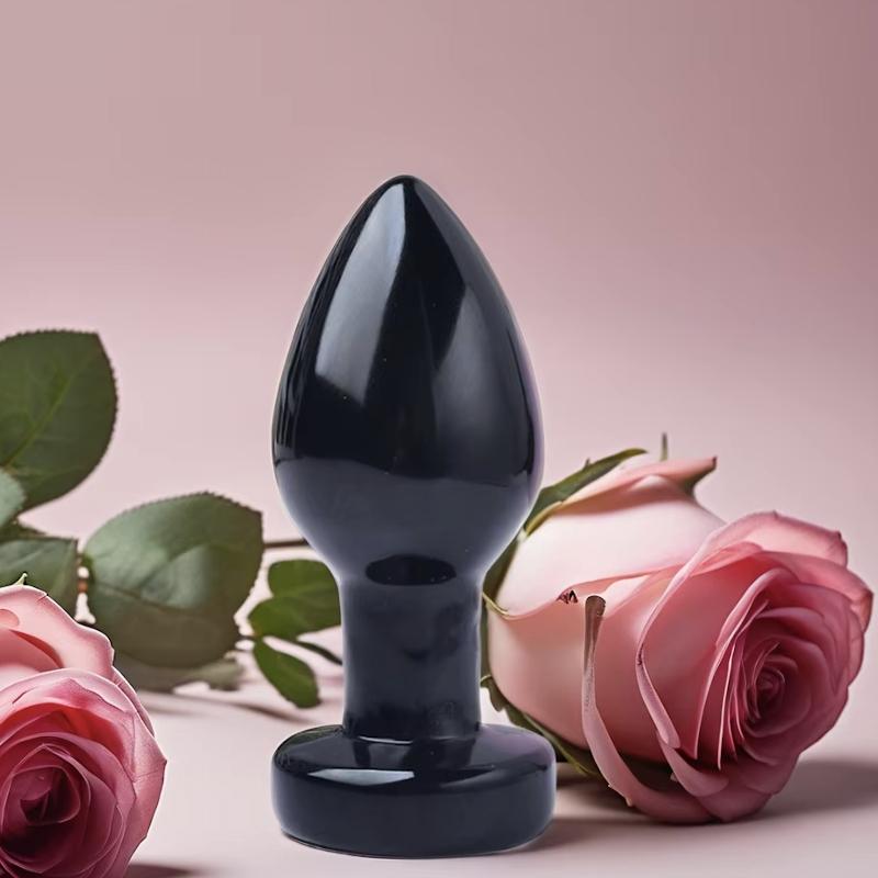 Natural Obsidian Rose Quartz Aventurine Anal Dildo
