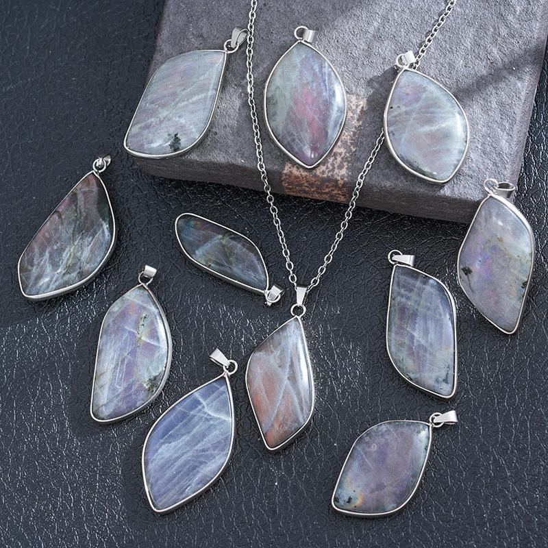 Polished Bohemian Labradorite Pendant