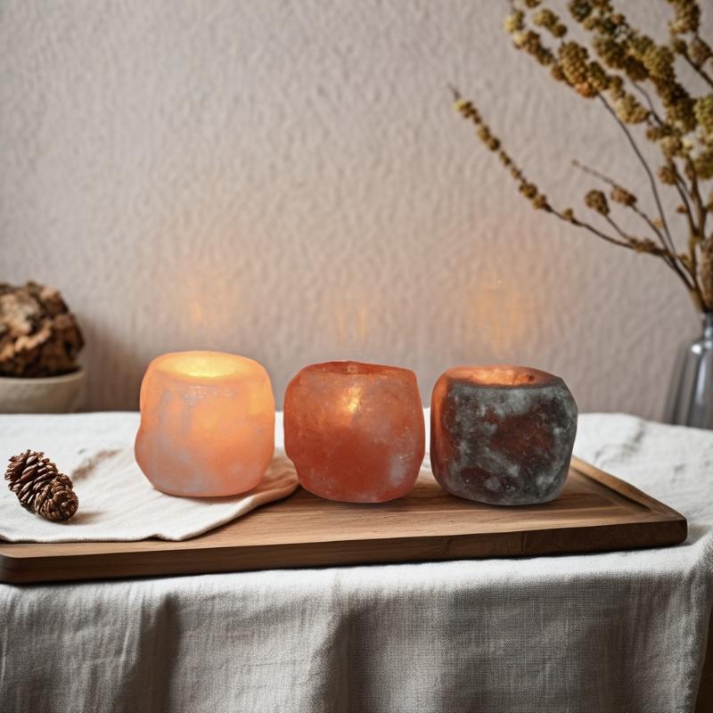 Salt Candle Holder 