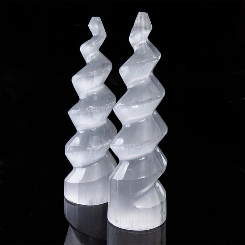 Selenite Massage Tower Wand