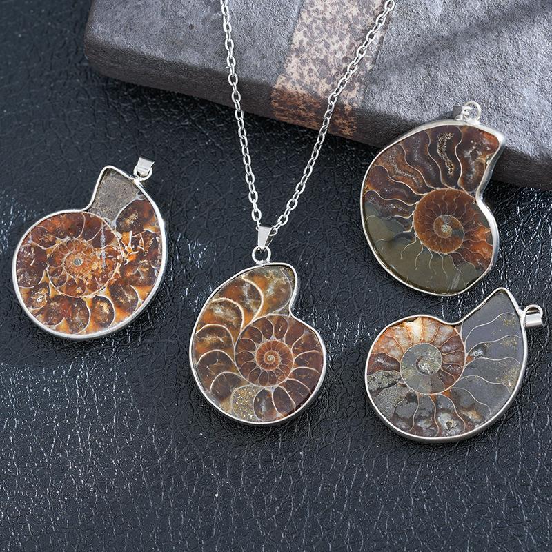 Snail Shaped Seashell Slicer Pendant 